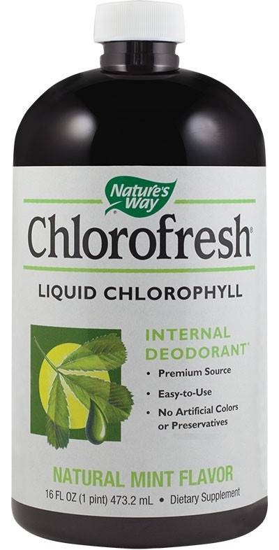 Chlorofresh mint liquid 473.20ml - nature's way - secom