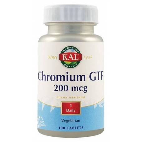 Chromium GTF 200mcg 100tb - KAL - Secom