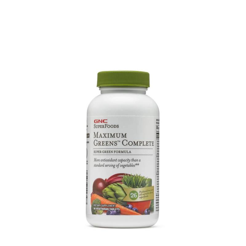 Superfoods Maximum Greens Complete 90 Tablete - GNC