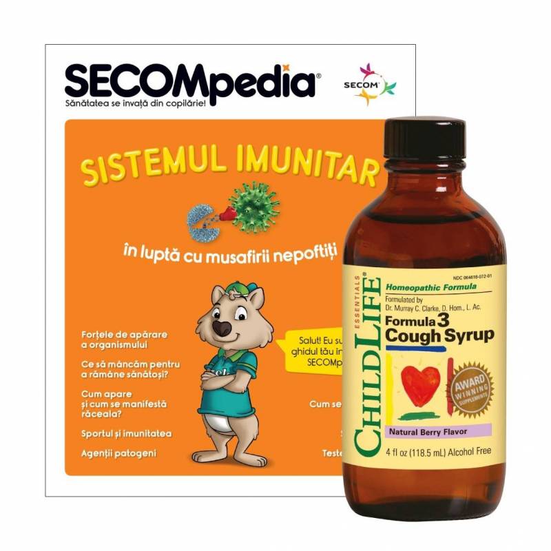 Cough Syrup, sirop de tuse cu gust de fructe 118.50ml - ChildLife