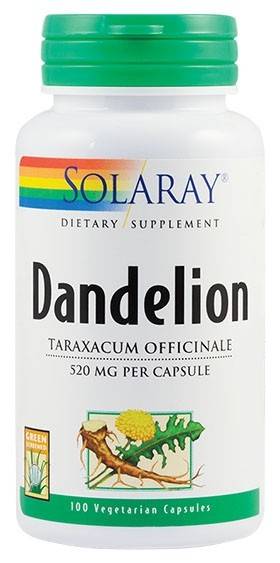 Dandelion (papadie) 520mg 100tb - solaray - secom