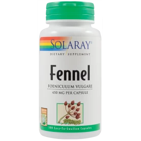 Fennel (Fenicul) 450mg 100tb - Solaray - Secom