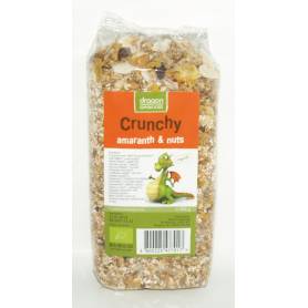 Muesli CRUNCHY cu amaranth si nuci 300g - eco-bio - Dragon Superfoods