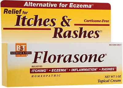 Florasone eczema cream 28.35g - boericke&tafel - secom