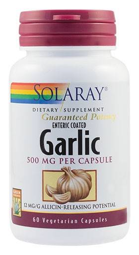 Garlic (usturoi) 500mg 60tb - solaray - secom