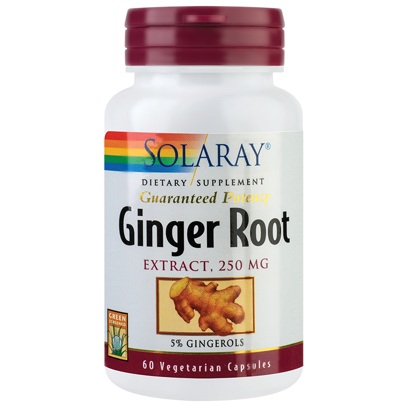 Ginger Root 100 caps veg - Solaray - Secom
