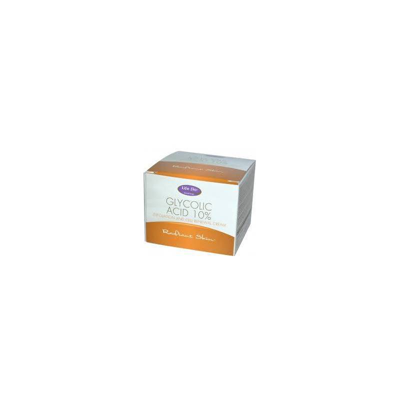 Glycolic Acid 10% Cream 48g - Life Flo - Secom
