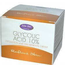 Glycolic acid 10% cream 48g - life flo - secom