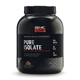 Proteina Izolata Din Zer Cu Aroma De Glazura De Ciocolata, Amp Pure Isolate 2415g - GNC