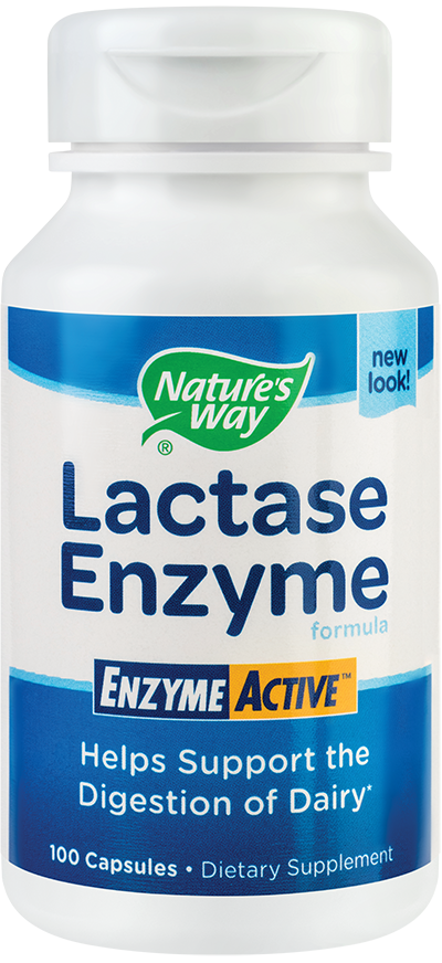 Lactase enzyme active - lactaza - 100tb - nature's way - secom