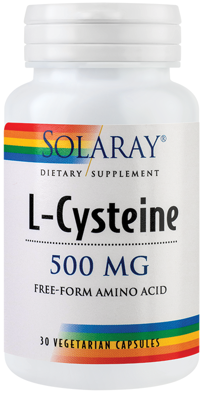 L-cysteine 500mg 30tb - solaray - secom