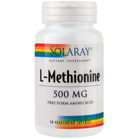 L-Methionine 500mg 30tb - Solaray - Secom
