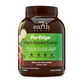 Proteina Vegetala Vegana Cu Aroma De Ciocolata Naturala, Plant-based Gainer 2030g - GNC