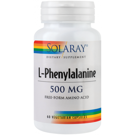 L-Phenylalanine 500mg 60tb - Solaray -Secom
