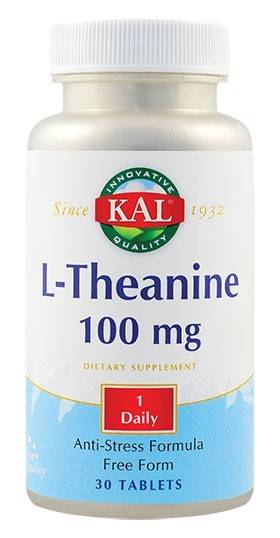 L-theanine 100mg 30tb - kal - secom