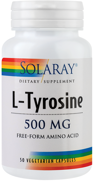 L-tyrosine 500mg 50tb - solaray - secom