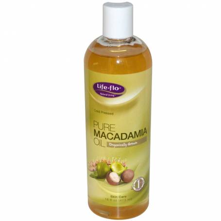 Macadamia Pure Oil 473ml - Life Flo - Secom