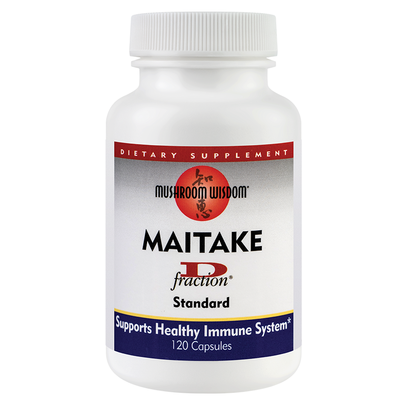 Maitake D-fraction 120 caps - Mushroom Wisdom Inc - Secom