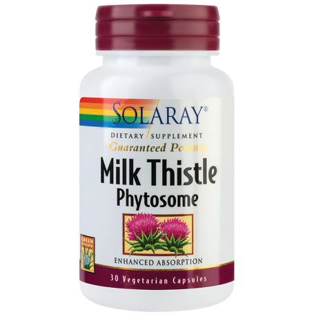 Milk Thistle Phytosome 30tb - Solaray - Secom