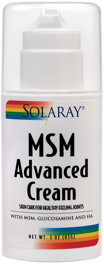 Msm advanced cream 85g - solaray - secom