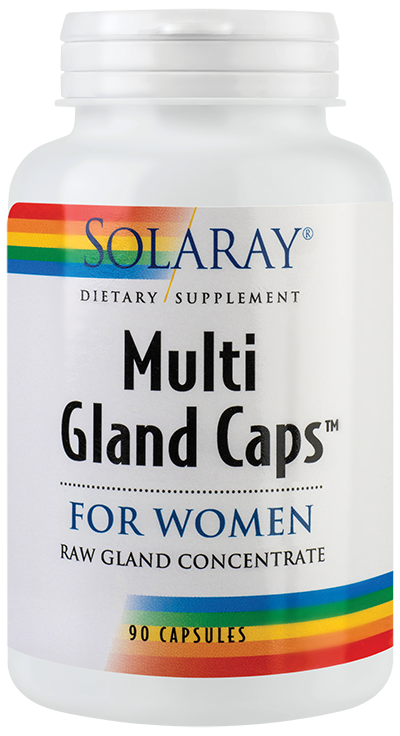 Multi gland caps for women 90tb - solaray - secom