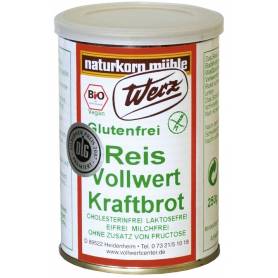 Paine fara gluten din orez integral - 250g - eco-bio - Werz