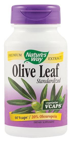 Olive leaf 20% se 60tb - nature's way - secom