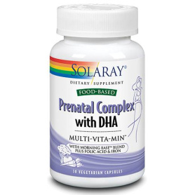 Prenatal Complex with DHA Multi-Vita-Min 30tb - Solaray - Secom