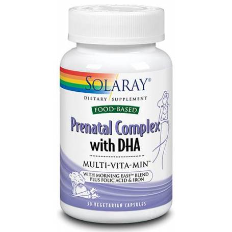 Prenatal Complex with DHA Multi-Vita-Min 30tb - Solaray - Secom