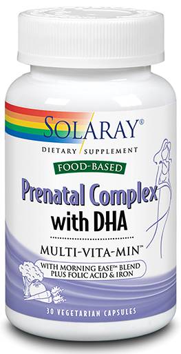 Prenatal complex with dha multi-vita-min 30tb - solaray - secom