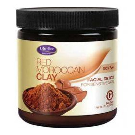 Red moroccan Clay(Sensitive skin) 354g - Life Flo - Secom