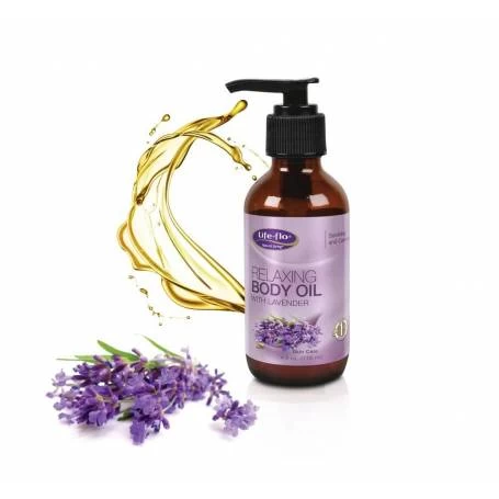 Relaxing Body Oil with Lavender 118ml - Life Flo - Secom