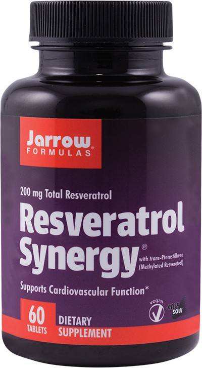Resveratrol synergy 200 60tb - jarrow formulas - secom