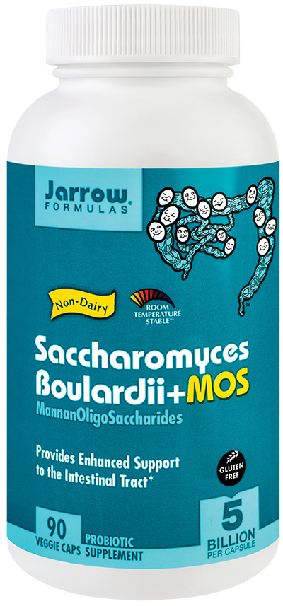 Saccharomyces boulardii + mos 90tb - jarrow formulas - secom