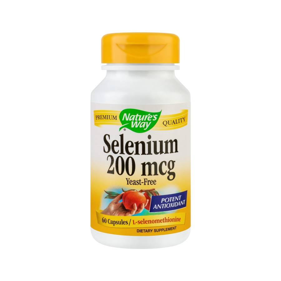Selenium 200mcg 60tb - nature's way - secom