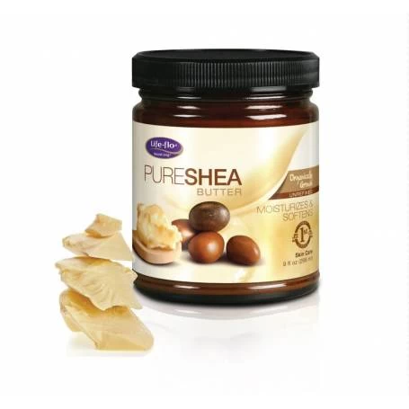 Shea Pure Butter(unt de shea pur) 266ml - Life Flo - Secom