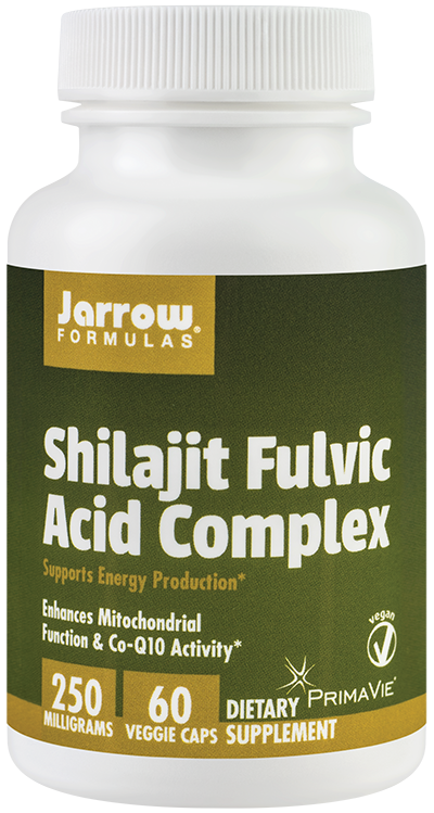 Shilajit fulvic acid complex 250mg 60tb - jarrow formulas - secom