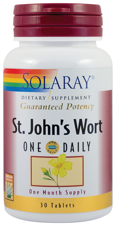 St. john's wort (sunatoare) 900mg 30tb - solaray - secom