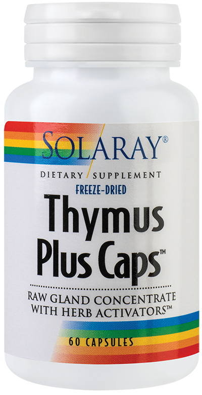 Thymus plus caps 60tb - solaray - secom