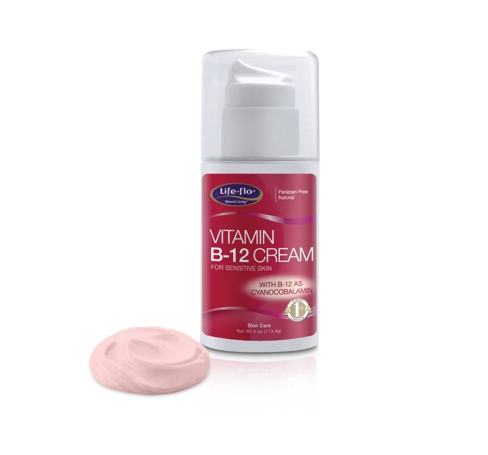 Vitamin b-12 cream 113g - life flo - secom