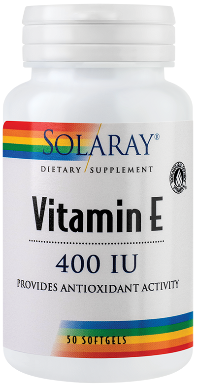 Vitamin e 400ui 50tb - solaray - secom