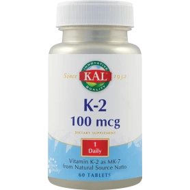 Vitamin K-2 100mcg 60tb - KAL - Secom