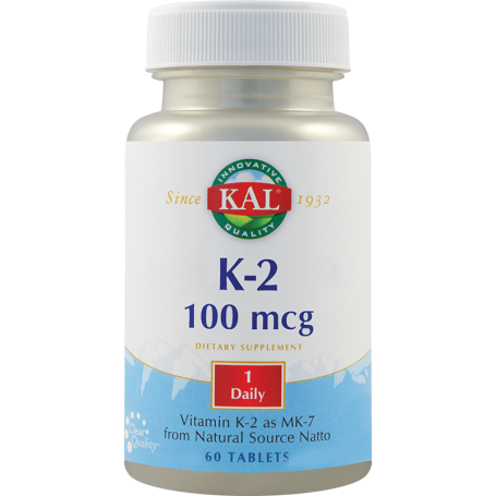 Vitamin K-2 100mcg 60tb - KAL - Secom