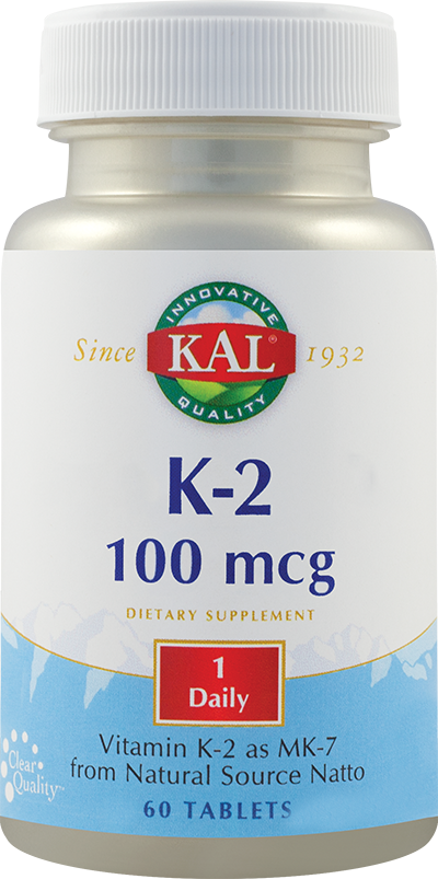 Vitamina k-2 100mcg 30tb - kal - secom