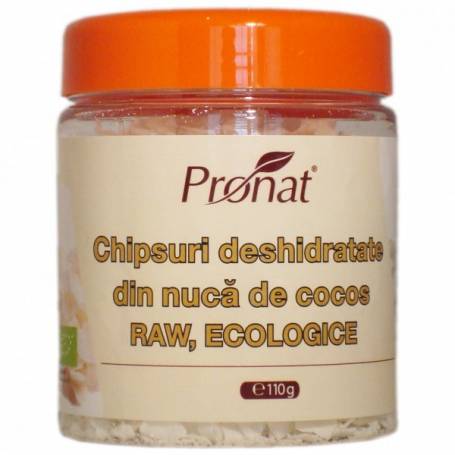 Fulgi (chips) de cocos RAW eco-bio 110g - PRONAT