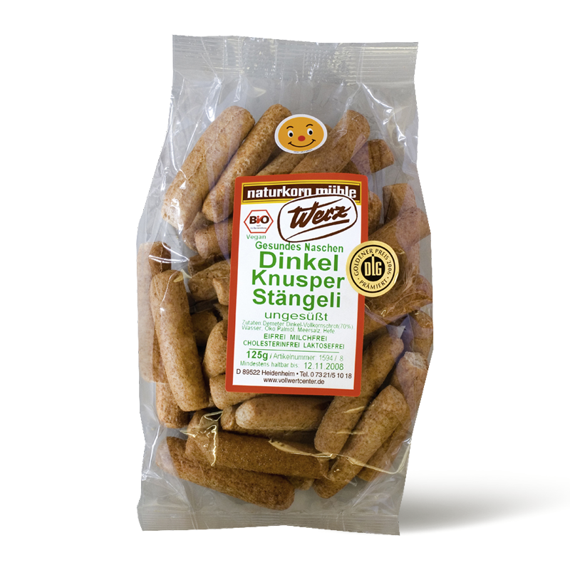 Grisine crocante din faina spelta cu susan si sare de mare - 150g -