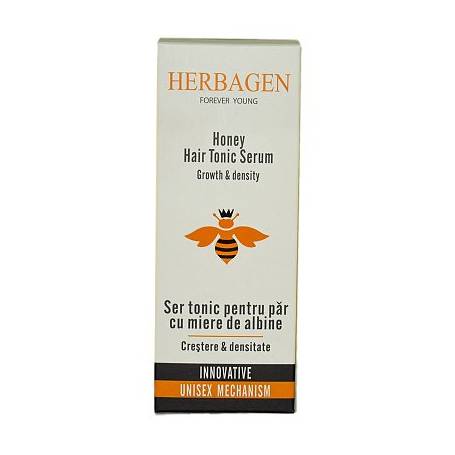 Ser tonic pentru par cu miere de albine, 50ml - Herbagen