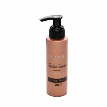 Ser stralucitor pentru fata si corp, Indian Summer, 100g - Herbagen