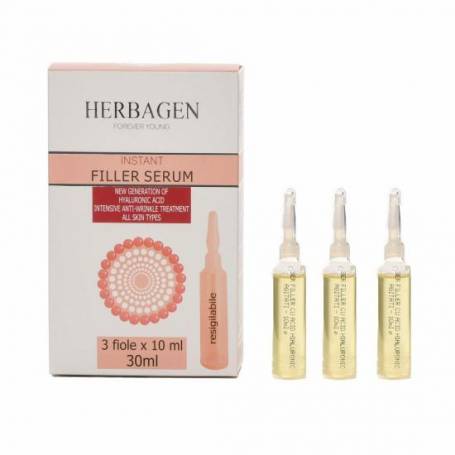 Ser instant Filler cu microsfere de acid hialuronic, 3filole - Herbagen