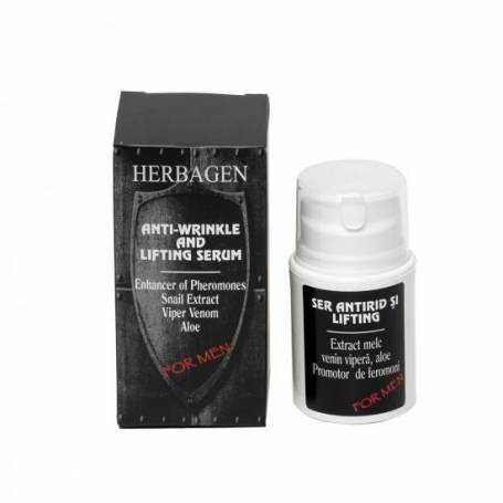 Ser antirid si lifting pentru barbati, 50ml - Herbagen